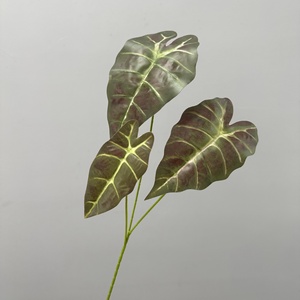 Venta al por Mayor <span class=keywords><strong>de</strong></span> Tallos <span class=keywords><strong>de</strong></span> Vegetación Tropical Artificial, Hojas <span class=keywords><strong>de</strong></span> <span class=keywords><strong>Alocasia</strong></span>, <span class=keywords><strong>Oreja</strong></span> <span class=keywords><strong>de</strong></span> <span class=keywords><strong>Elefante</strong></span>, Calathea y Taro, Colores Mixtos, Decoración para el Hogar, Centro <span class=keywords><strong>de</strong></span> Mesa - Product Image 6