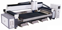 Machine de gravure sur verre CNC automatique, état neuf, avec moteur PLC et pompe pour usine de fabrication et construction