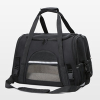 Sac à dos de transport pour animaux de compagnie en maille respirante pliable et portable en EVA pour chats et petits chiens, idéal pour les sorties, les voyages et les trajets en voiture