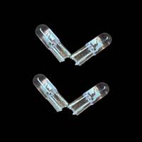 Ampoule indicatrice de tableau de bord de voiture 12V T5 1LED (blanc/bleu/jaune/vert/rose/bleu glace/rouge)
