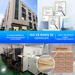 와이파이 및 USB 프로그래밍 가능 스크롤링 <span class=keywords><strong>LED</strong></span> 사인 메시지 보드 풀 컬러 텍스트 이미지 애니메이션 디스플레이 전자 롤링 - Product Image 6