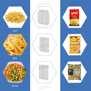 Machine à emballer les frites frites, peseur automatique à plusieurs têtes, 500g, 1kg, cuisson rapide, gaufres, frites - Product Image 6