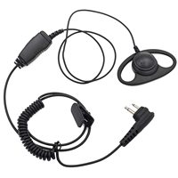 HKLN4599 HKLN4599B Micro-casque D-Style CP200D en ABS pour radios Motorola CLS1110 CLS1410 DTR620 DTR650 Remplace D