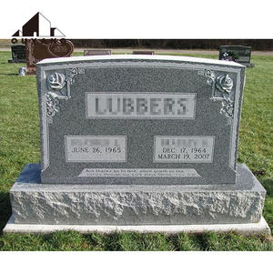 QUYANG Shanxi Noir Granit Plat Dalle Pierre Tombale Pierre Tombe Cimetière Funéraire Pierre Tombale Monument pour Américain - Product Image 2