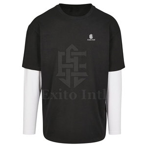 เสื้อยืดกอล์ฟผู้ชายแห้งเร็วเสื้อเจอร์ซีย์แขนยาวสองชั้นแห้งเร็วออกแบบโลโก้ได้ตามต้องการ - Product Image 1