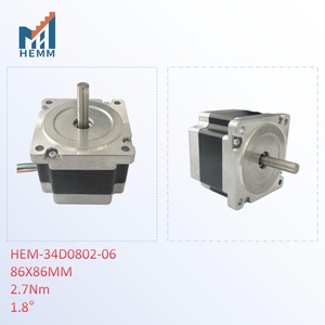 Motore Passo-Passo Ibrido <span class=keywords><strong>Nema</strong></span> 34 a 4 Fasi, Diametro 86mm, 2.47V DC, 4.5A, Alta Coppia, Certificato ROHS per Macchine CNC - Product Image 2