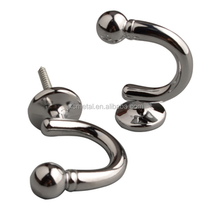 ตะขอเกี่ยวผ้าม่าน,ตะขอเกี่ยวผ้าม่านกรอบพู่โลหะพร้อมน็อต - Product Image 2