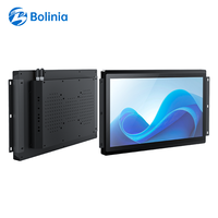 PC industriel 7-43 pouces IP65, Android Linux Ubuntu, écran tactile capacitif PCAP, moniteur encastré à cadre ouvert, OEM Factory