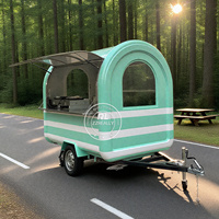 2025 remorque alimentaire caravane café camion de nourriture petit café comptoirs chariots remorque de crème glacée pour le royaume-uni