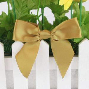 Lazos de <span class=keywords><strong>Cinta</strong></span> Coloridos <span class=keywords><strong>para</strong></span> Decoración/Lazos Pre-atados <span class=keywords><strong>con</strong></span> Alambre/Lazos Pre-atados de Satén <span class=keywords><strong>para</strong></span> <span class=keywords><strong>Regalo</strong></span>, Dulces y Navidad - Product Image 4