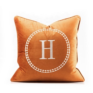 Decorative Throw <strong>Pillow</strong> Covers 18*18 Square Couch <strong>Pillow</strong> Covers Velvet Embroidered Sofa Boho Cushion <strong>Pillows</strong> <strong>Navy</strong> - Product Image 3