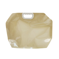 Sac à eau pliable pour voyage avec bec verseur buse d'aspiration emballage de boisson pochette en plastique avec valve pour eau minérale