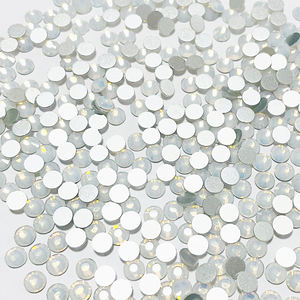 Yantuo แก้ว K9คุณภาพ3A พลอยเทียมด้านหลังเรียบสีขาวโอปอลทัมัมเบลอร์ถุงพลาสติกแพ็คคุณภาพระดับพรีเมียมสำหรับบ้าน - Product Image 1