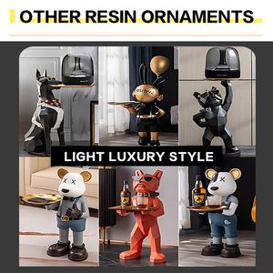 Luz de resina de astronauta grande de lujo para decoraciones de sala de estar o como regalo de inauguración de la casa para mueble de TV - Product Image 3