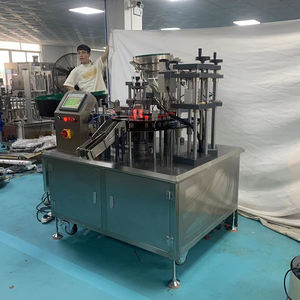 Macchina per tappare l'etichettatura automatica elettrica per la bottiglia di olio di raccolta del sangue per il riempimento di provette per motori chimici - Product Image 6