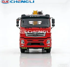 China Factory Sells Clw 12 Tons Truck Mounted Crane Accepts Customization Crane Truck Telescopic Boom Hydraulic Crane - Product Image 4