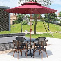 Chaise de jardin moderne en rotin, design imperméable et durable