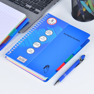 학생 전용, 80/100 페이지 옵션, A5/B5 크기, 프렌치 라인 내부 페이지, 나선형 노트북, 눈 보호 도린 종이 - Product Image 1