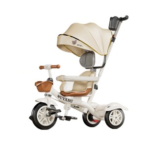 Carrito de Pedales para Niños, <span class=keywords><strong>Triciclo</strong></span>, Bicicleta para Bebés de 1 a 3 Años, Cochecito Ligero de Metal para Exteriores, Disponible al por Mayor - Product Image 1