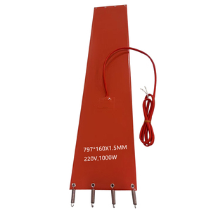custom 797.6x160x1.5mm 1000w drum heater electric heating tape for <b>pipes</b> bearing strip/nitrous bottle heater 220v - Product Image 2