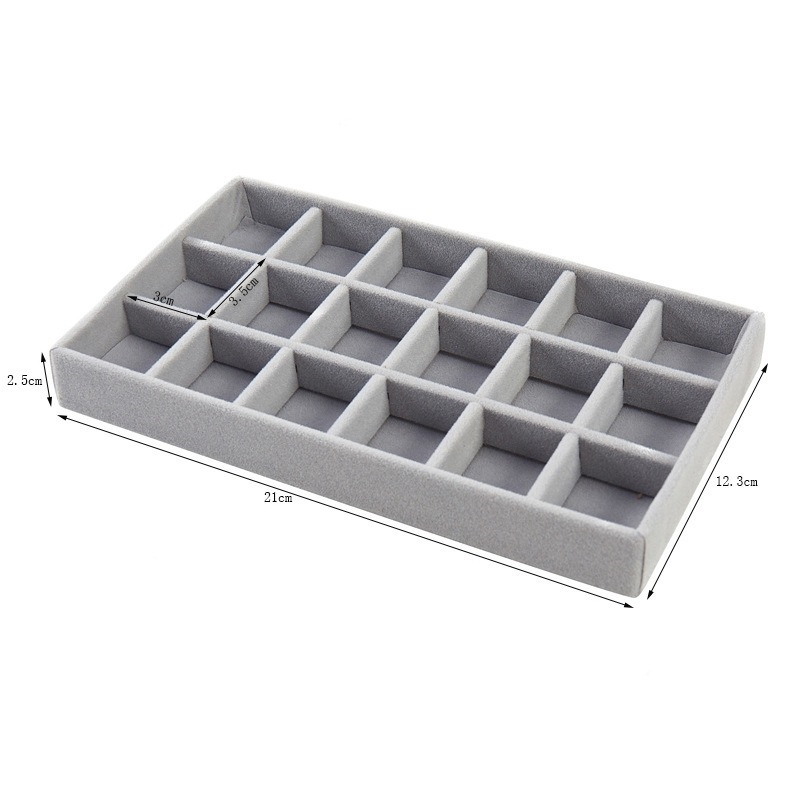 Plateau gris à 18 croisillons