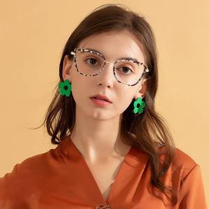 Monture de lunettes papillon 86010 en TR90 et métal, anti-lumière bleue, monture complète unisexe, verres en acétate, origine Taizhou - Product Image 3