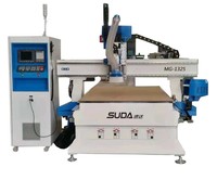 Fresadora CNC para Madera MG1325 de 4 Ejes, Husillo ATC de 9KW con Dispositivo Rotatorio