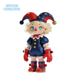 Küçük toplu özel 3D baskılı vinil bebek karikatür palyaço Trendy oyuncak heykelcik enjeksiyon kalıplı PVC meraklıları hediyeler toplamak - Product Image 1