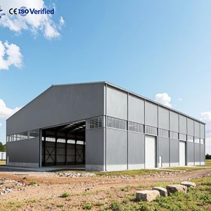 Estructura de Acero Ligero Galvanizado Prefabricada, Personalizable, Taller Industrial Metálico, Edificio de Almacenamiento, Kit de Hangar Prediseñado - Product Image 2