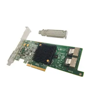 Nouvel adaptateur de bus hôte d'origine LSI SAS 9217-8i 8 ports, 6 Gb/s SAS + SATA vers PCI Express