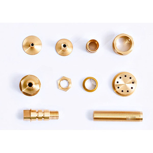 Piezas de Latón Torneadas por CNC Personalizadas con Superficie Niquelada para Conectores Electrónicos, Neumáticos y de Fluidos en Vietnam Según Planos - Product Image 1