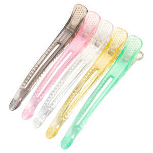 Duckbill Hair <b>Clip</b> 11.1cm PC Material Durable For Daily Use Green Black White Pink Blue Yellow - Product Image 2