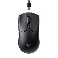Souris sans fil Havit MS974WB 2.4G, souris de jeu RGB pour joueur, rechargeable, programmable, ergonomique