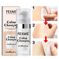 Fond de teint liquide FEXMS changeant de couleur, base de maquillage, couvrant, anti-cernes, maquillage longue durée, sombras, soin de la peau, fond de teint