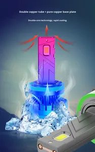 Đèn pha ô tô LED New Night Knight F2 3570, đèn sương mù, 6000K, 12V, bóng đèn ô tô cho <span class=keywords><strong>H1</strong></span>/H7/H4/9005/HB3/9006/H8/H11, lắp đặt phổ thông - Product Image 5