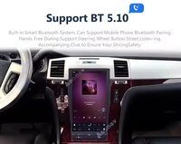 13.6 pouces tactile écran partagé Carplay autoradio tête unité multimédia lecteur vidéo pour Cadillac Escalade 2008-2012 GPS Navigation
