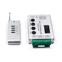 Haute qualité LAMPOW WS2811 WS2812B RGB LED numérique adressable Pixel SPI contrôleur télécommande (20.0M gamme 24W charge maximale)