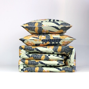 Ready to Ship Hot Selling Digital Print 100% Cotton 800TC Flat <strong>Sheet</strong> and Pillowcase Quilt Duvet Cover Set - Product Image 2