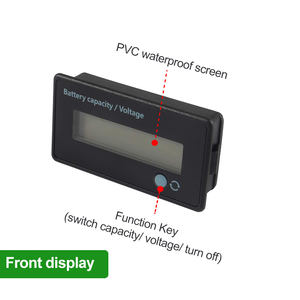 방수 전압계 전류계, 납산 배터리 전기차 삼원계 리튬 배터리용 6-73V LCD 디스플레이 - Product Image 4