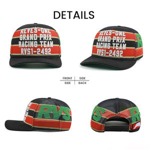 25 عامًا من الخبرة في تصنيع القبعات، تصنيع حسب الطلب، قبعات بيسبول حمراء عتيقة عالية الجودة مخصصة بـ 6 ألواح - Product Image 2