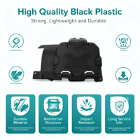 Support de tablette en plastique FACEYES, organiseur de rangement, compartiment de rangement pour Can-Am Defender HD5 HD8 M&X UTV ATV, support pour appareils électroniques