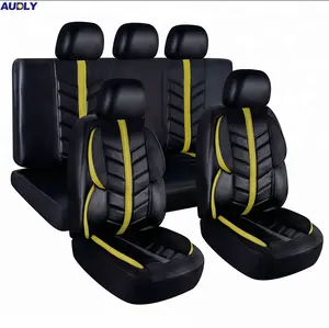 PUレザーカーシートクッションチェアカバー/オートインテリアパッドマット90% カーモデルに適合カーシートカバーの保護