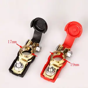Replace the connector clip for red and black battery terminals