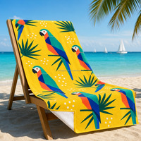 Wholesale High Quality Personalized Sweat Beach Towel Small MOQ Custom Pattern Printed Sports Designer Towels Cotton