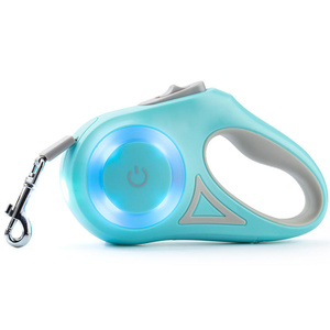 Correa Retráctil <span class=keywords><strong>de</strong></span> Nylon <span class=keywords><strong>de</strong></span> Lujo <span class=keywords><strong>de</strong></span> 5m con Linterna LED para Perros Pequeños y Medianos, Cuerda <span class=keywords><strong>de</strong></span> <span class=keywords><strong>Patrulla</strong></span> <span class=keywords><strong>de</strong></span> Calidad para Tracción, Suministros para Perros - Product Image 1