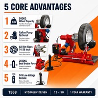 Machine à changer les pneus lourds, camion, tracteur, hydraulique, 14 à 26 pouces