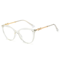 Nouveau design à la mode anti-lumière bleue bloquant les lunettes 2023 rétro lunettes Tr90 lunettes en métal