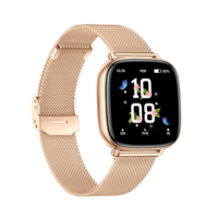 Schrittzähler Smartwatches Wasserdicht 2026 Intelligente Uhr für Männer und Frauen Digitaler Sport-Fitness-Tracker Gold Smartwatch I221