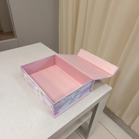 Boîtes cadeaux roses de luxe personnalisées en gros, gaufrage, matériaux recyclés, auto-érectables, étanches pour emballage de parfums de mariage