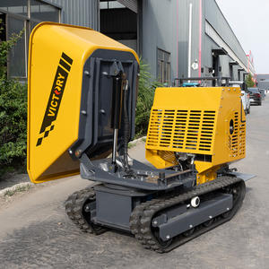 Mini Dumper Crawler Petit camion de Transport sur chenilles en caoutchouc Mini Dumper chenillé Rotation de levage - Product Image 5
